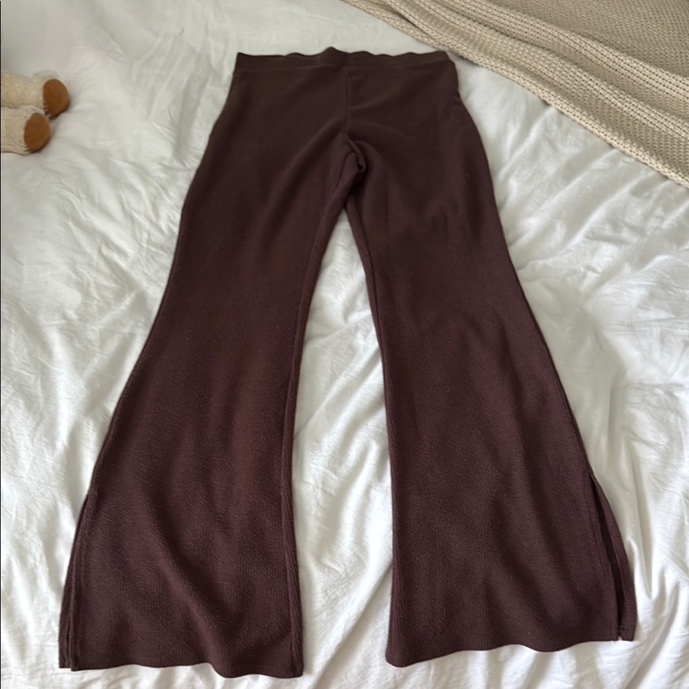 Zara Chocolate Wide-Leg Trousers